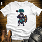 African 16 Bit Iwasi Club King White | African King Tee