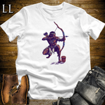 African 16 Bit Bow Warrior White | African Warrior Tee