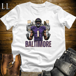 Baltimore Ravens Shirt White | NFL Fan Tee