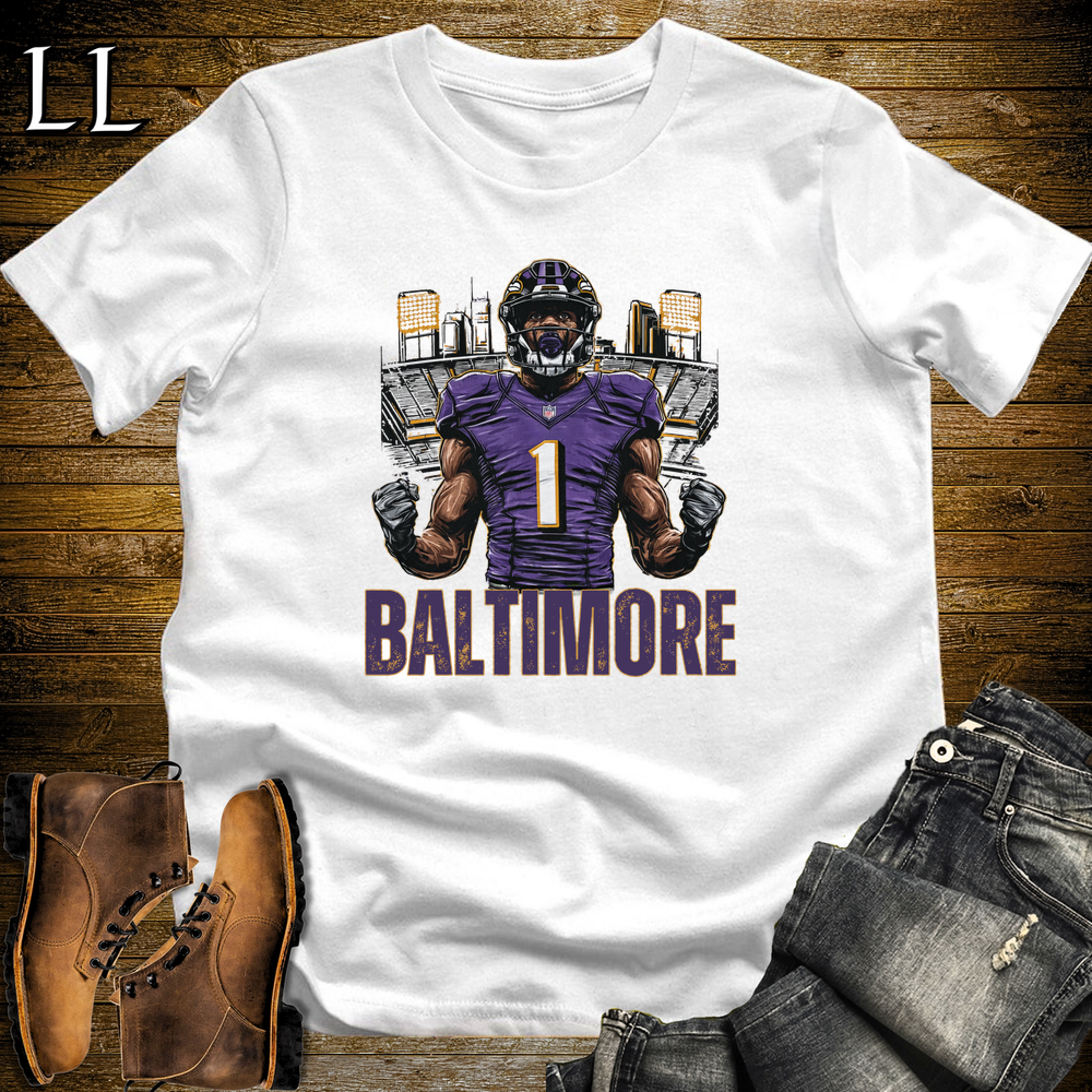 Baltimore Ravens Shirt White | NFL Fan Tee