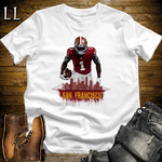 49ers Football Shirt White | San Francisco Fan Tee