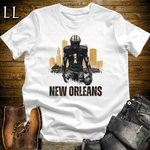 Saints Football Shirt White | New Orleans Fan Tee