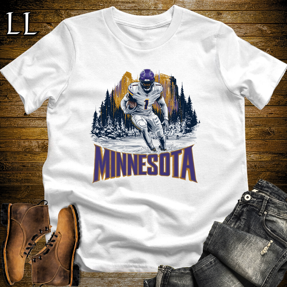 Minnesota Vikings Shirt White | NFL Fan Tee