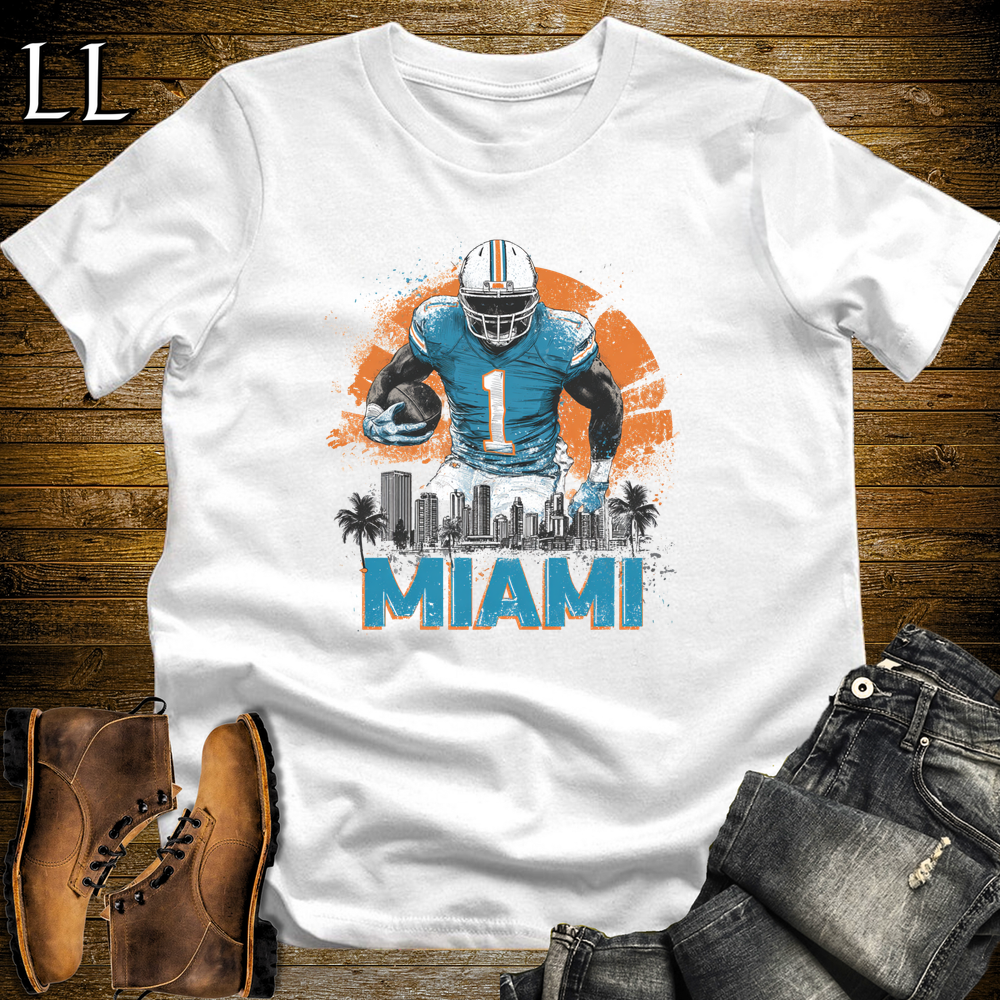 Miami Dolphins Shirt White | NFL Fan Tee