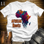 African Roots Softstyle T Shirt White | African Heritage Pride Tee