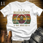 African Maasai Nation Softstyle T Shirt White | Maasai Warrior Pride Tee