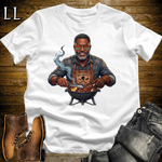 African Grill Master T Shirt White | BBQ Gift African Tee
