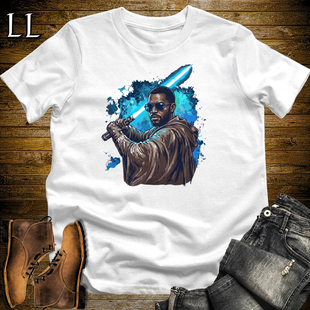 African Space Warrior T Shirt White | Sci-Fi African Tee