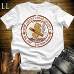 New Jersey Cigar Society T Shirt White | Cigar Lover Gift