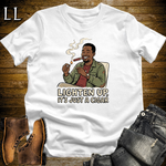 Lighten Up Cigar Softstyle Tee White | Funny Cigar Pun Tee