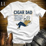 Cigar Dad Softstyle Tee White | Cigar Lover Dad Tee