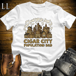 Cigar City Softstyle Tee White | Cigar Lover Graphic Tee