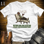 Retired Dad Cigar Softstyle Tee White | Cigar Retirement Gift Tee