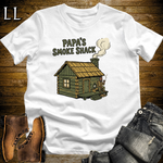 Papas Smoke Shack Cigar Softstyle Tee White | Cigar Lounge Dad Tee