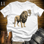 Vintage Cigar Lion Softstyle T Shirt White | Funny Cigar Shirt