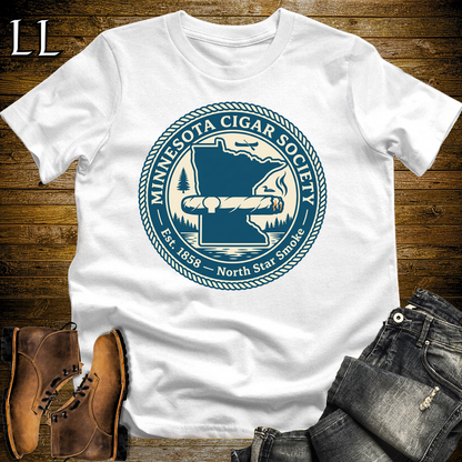 Minnesota Cigar Society Softstyle T Shirt White | Cigar Lover Gift Tee