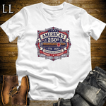 Americas 250 Cigar Flag Softstyle T Shirt - White