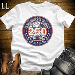 Americas 250 Cigar Badge Softstyle T Shirt - White