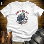 Land Of The Free Home Of The Brave Cigars Softstyle T Shirt White | Patriotic USA Cigar Tee
