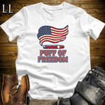 Cigar Puff Of Freedom Softstyle T Shirt White | Patriotic Cigar Tee
