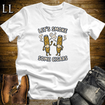 Lets Cigar Softstyle T Shirt White | Funny Cigar Tee