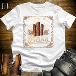 Just One More Cigar Softstyle T Shirt White | Funny Cigar Tee