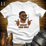 Coolest Cigar Uncle Softstyle T Shirt White | Cigar Uncle Gift Tee
