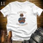 Coolest Cigar Grandpa Softstyle T Shirt White | Cigar Grandpa Tee