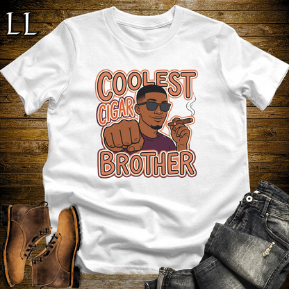 Coolest Cigar Brother Softstyle T Shirt White | Cigar Brother Tee