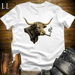 Vintage Cigar Texas Longhorn Softstyle T Shirt White | Vintage Texas Longhorn Cigar Tee