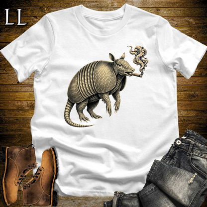 Vintage Cigar Armadillo Softstyle T Shirt White | Cigar Armadillo Tee