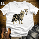 Vintage Cigar American Shorthair Softstyle T Shirt White | Cigar American Shorthair Tee