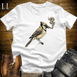 Vintage Cigar Blue Jay Softstyle T Shirt White | Cigar Blue Jay Tee