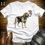 Vintage Cigar Bloodhound Softstyle T Shirt White | Cigar Bloodhound Tee