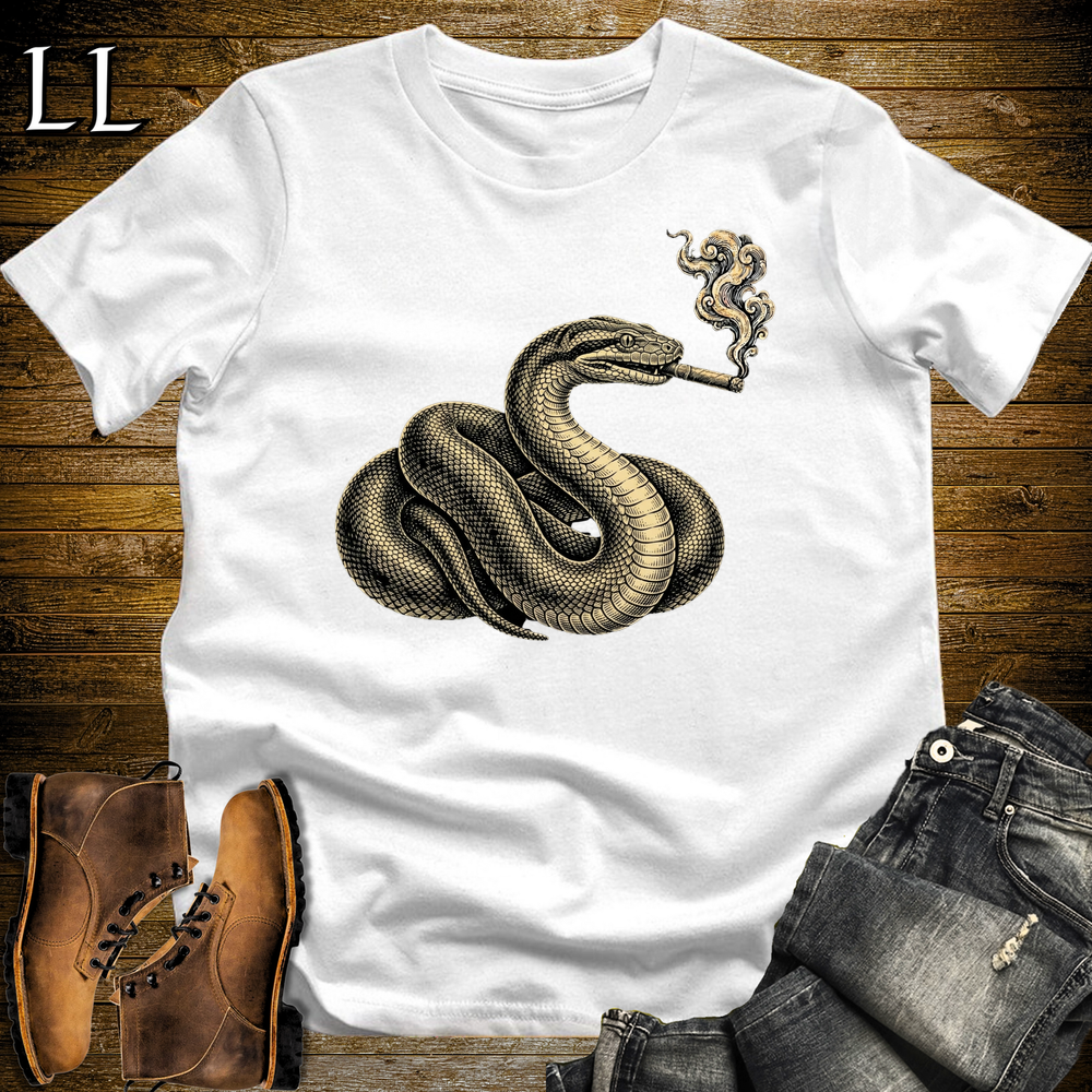 Vintage Cigar Anaconda Softstyle T Shirt White | Cigar Anaconda Tee