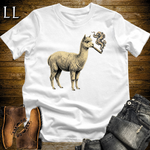Vintage Cigar Alpaca Softstyle T Shirt White | Cigar Alpaca Tee
