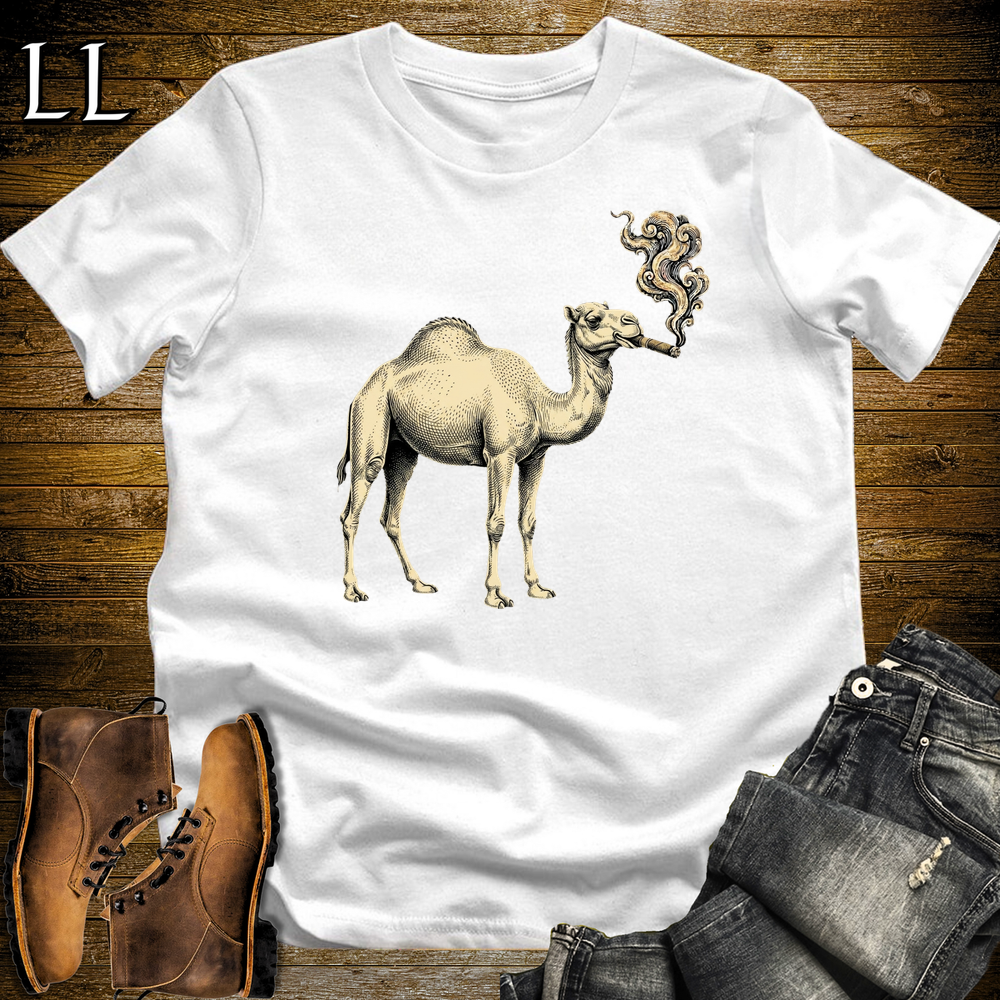 Vintage Cigar Camel Softstyle T Shirt White | Cigar Camel Tee
