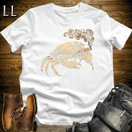 Vintage Cigar Crab Softstyle T Shirt White | Cigar Lover Graphic Tee