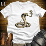 Vintage Cigar Cobra Softstyle T Shirt White | Vintage Cigar Lover Tee