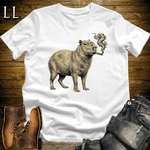 Vintage Cigar Capybara Softstyle T Shirt White | Vintage Cigar Lover Tee
