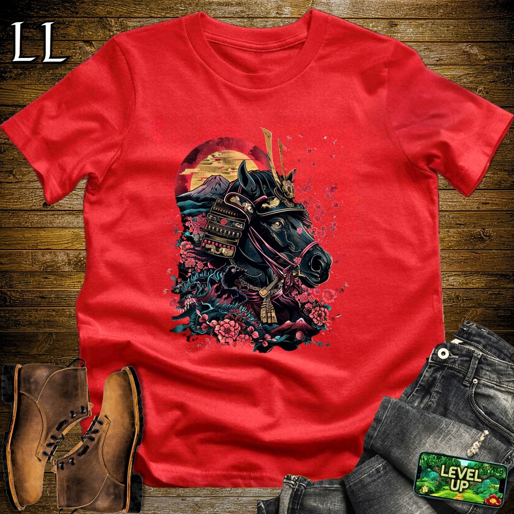 A Samurais Horse Softstyle Tee - Red - LegacyLayers