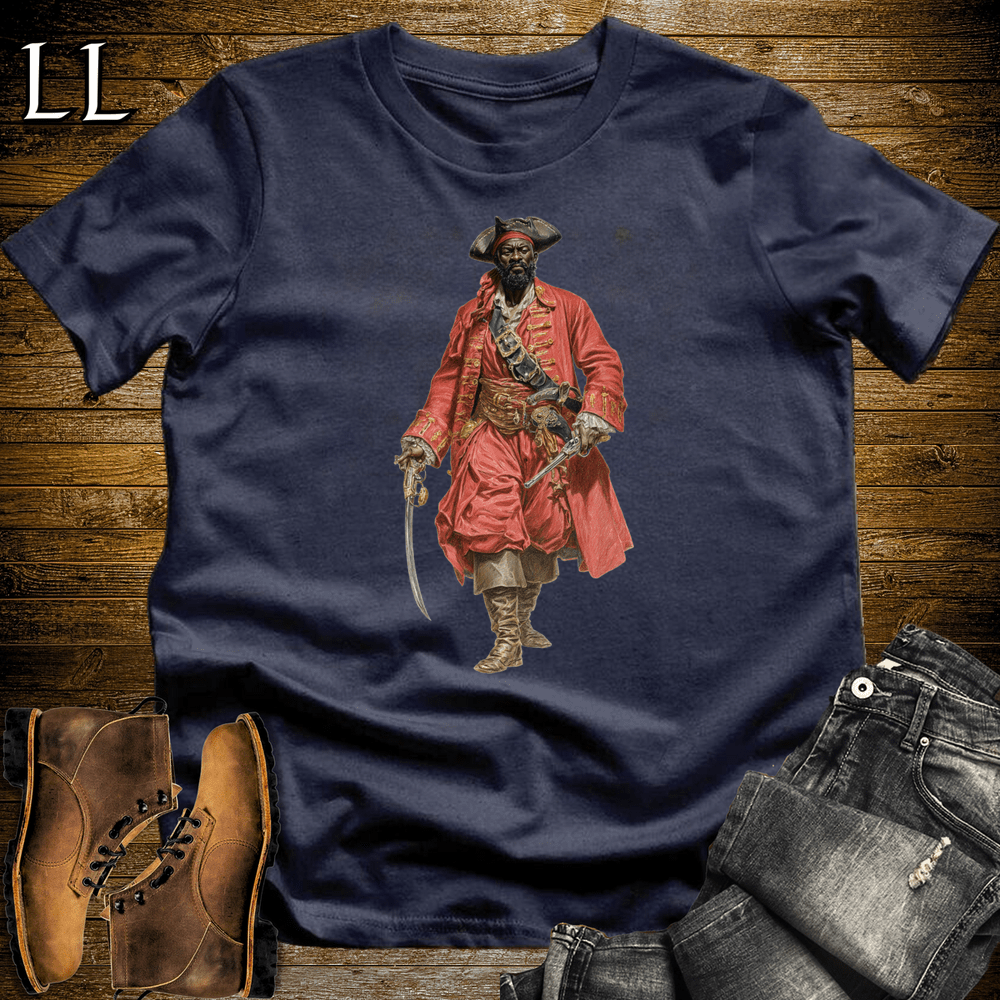 Afrian Redcoat Pirate King - Navy - LegacyLayers
