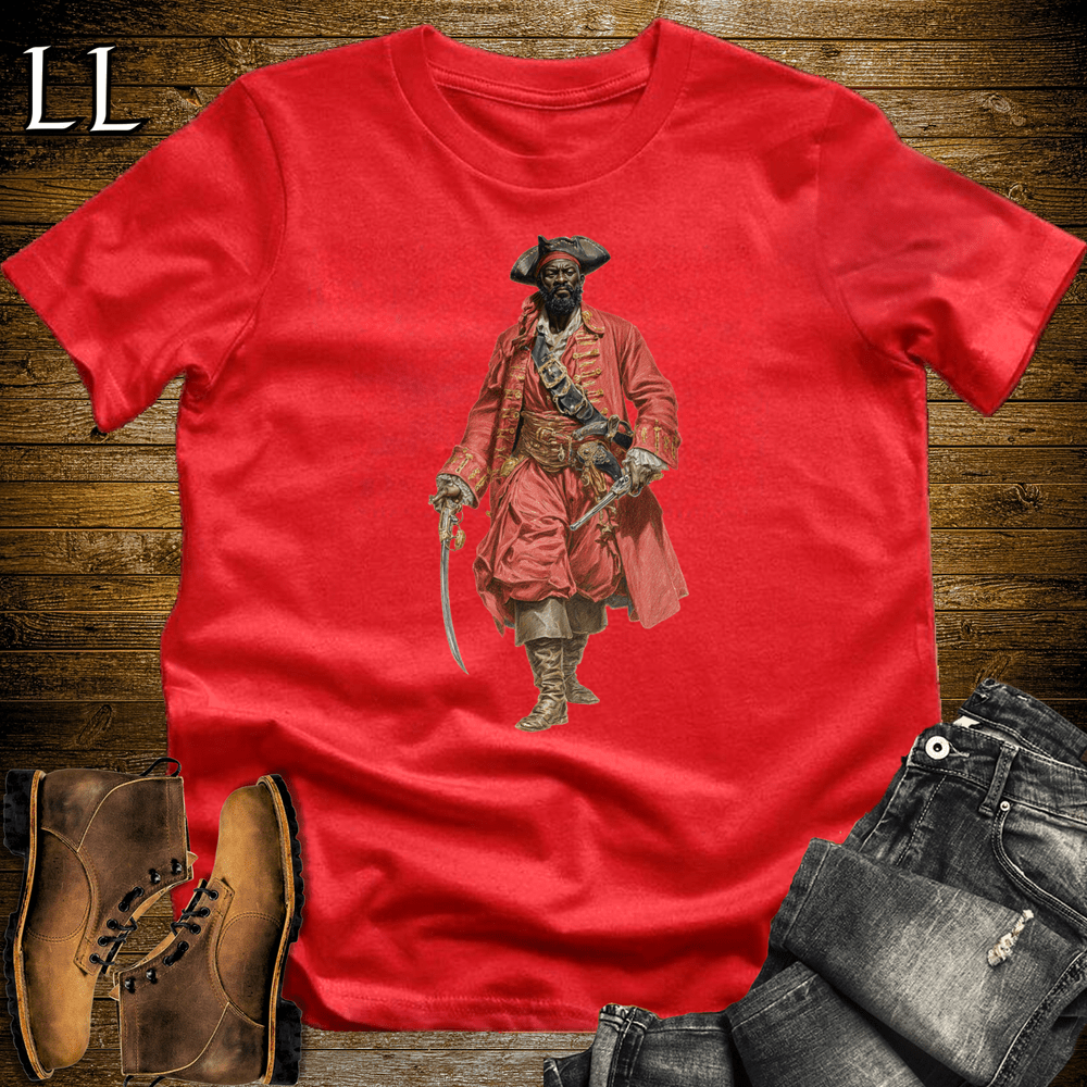 Afrian Redcoat Pirate King - Red - LegacyLayers