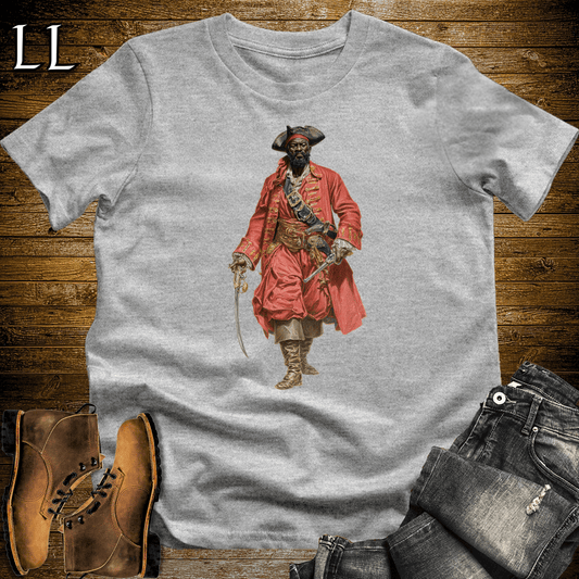 Afrian Redcoat Pirate King - Sport Grey - LegacyLayers
