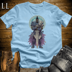 African Ancestral Blademaster Light Blue | Warrior Tee
