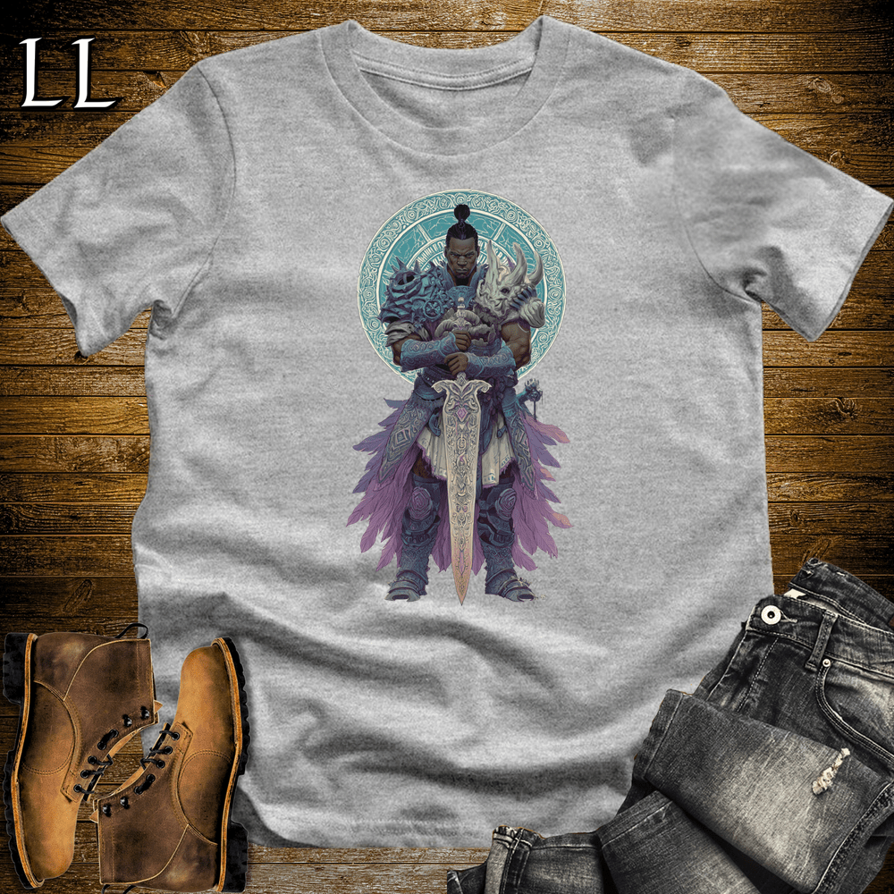 African Ancestral Blademaster Sport Grey | Warrior Tee