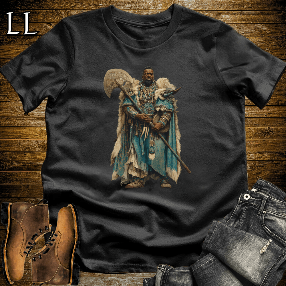 African Axe Chieftain Black | Warrior Pride Tee