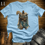 African Axe Chieftain Light Blue | Warrior Pride Tee