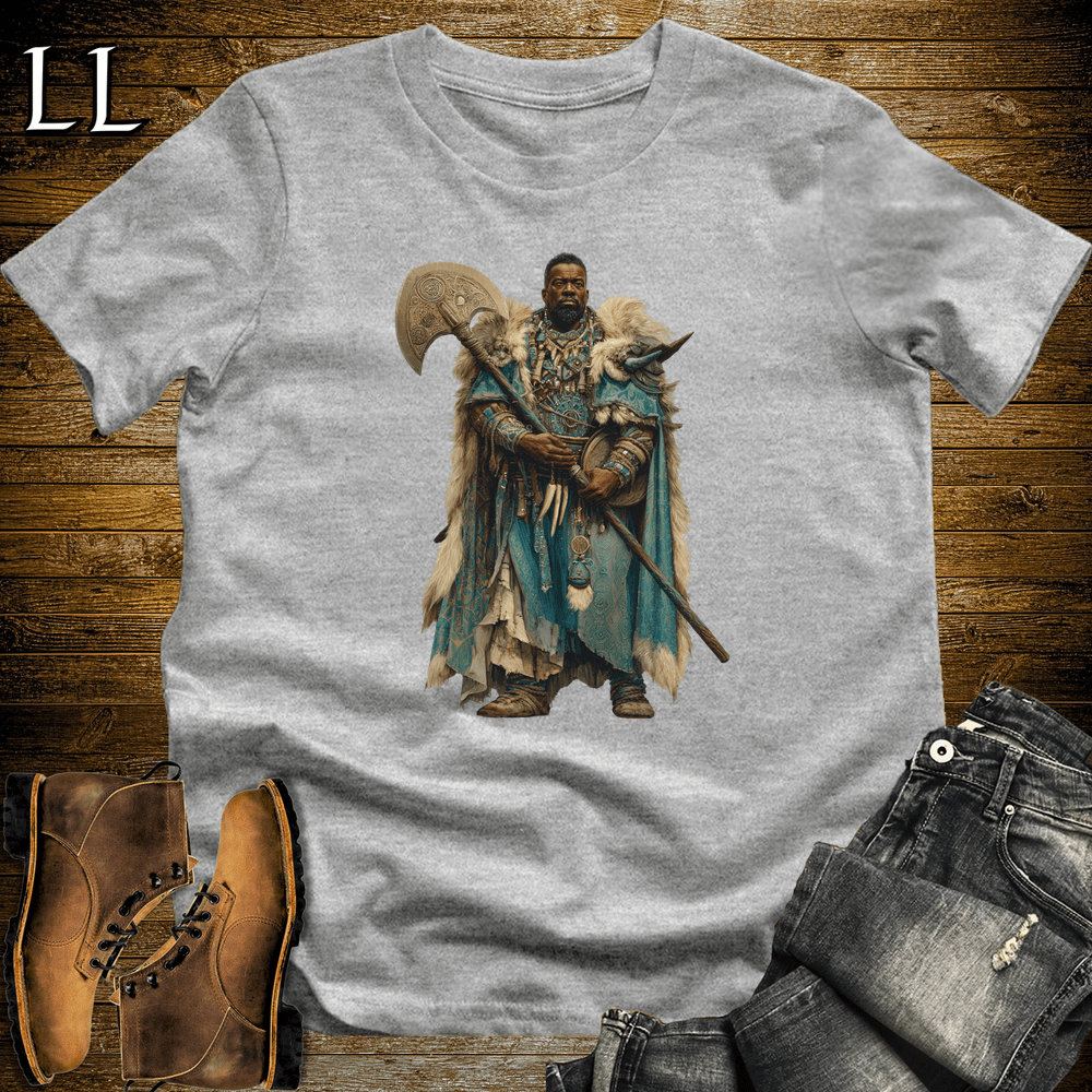 African Axe Chieftain Sport Grey | Warrior Pride Tee