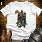 African Axe Chieftain White | Warrior Pride Tee